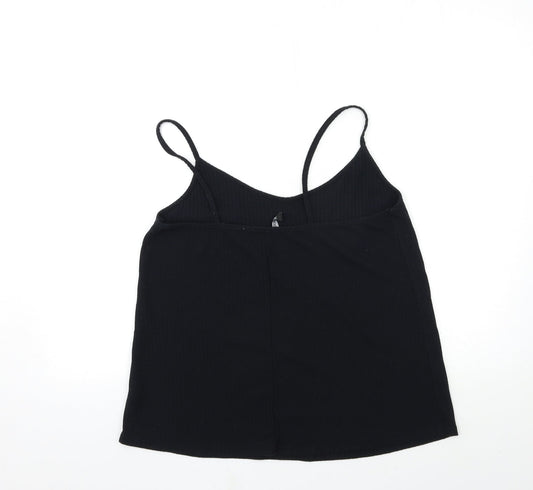Boohoo Womens Black Basic Tank Size 16