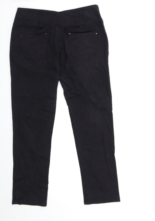 Preworn Womens Black Denim Skinny Jeans Size 30 in L27 in