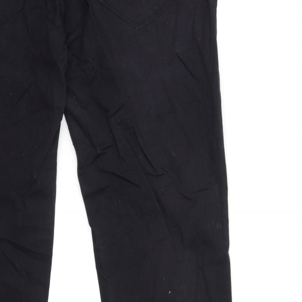 Preworn Womens Black Denim Skinny Jeans Size 30 in L27 in