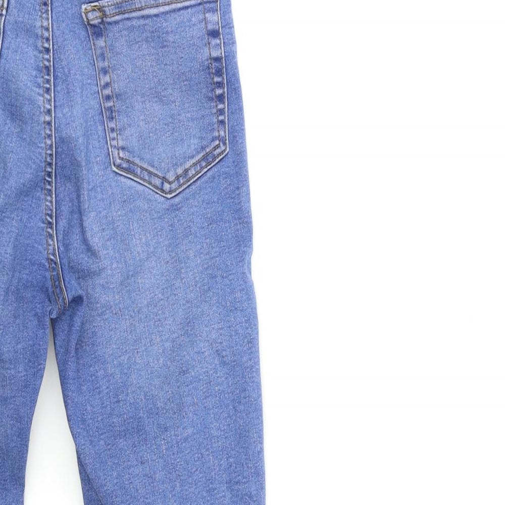 Denim & Co. Womens Blue Denim Skinny Jeans Size 8 L23 in