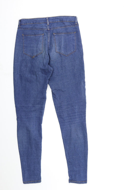 SINSAY Womens Blue Denim Skinny Jeans Size 8 L29 in