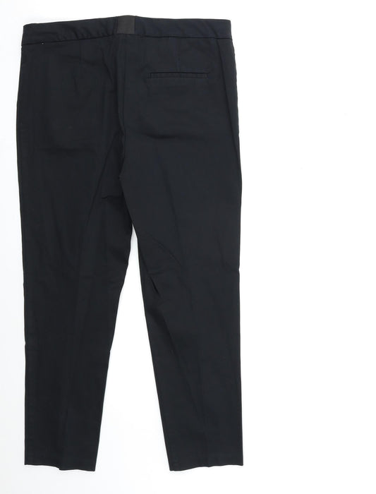 Preworn Womens Black Trousers Size 34 in L27 in