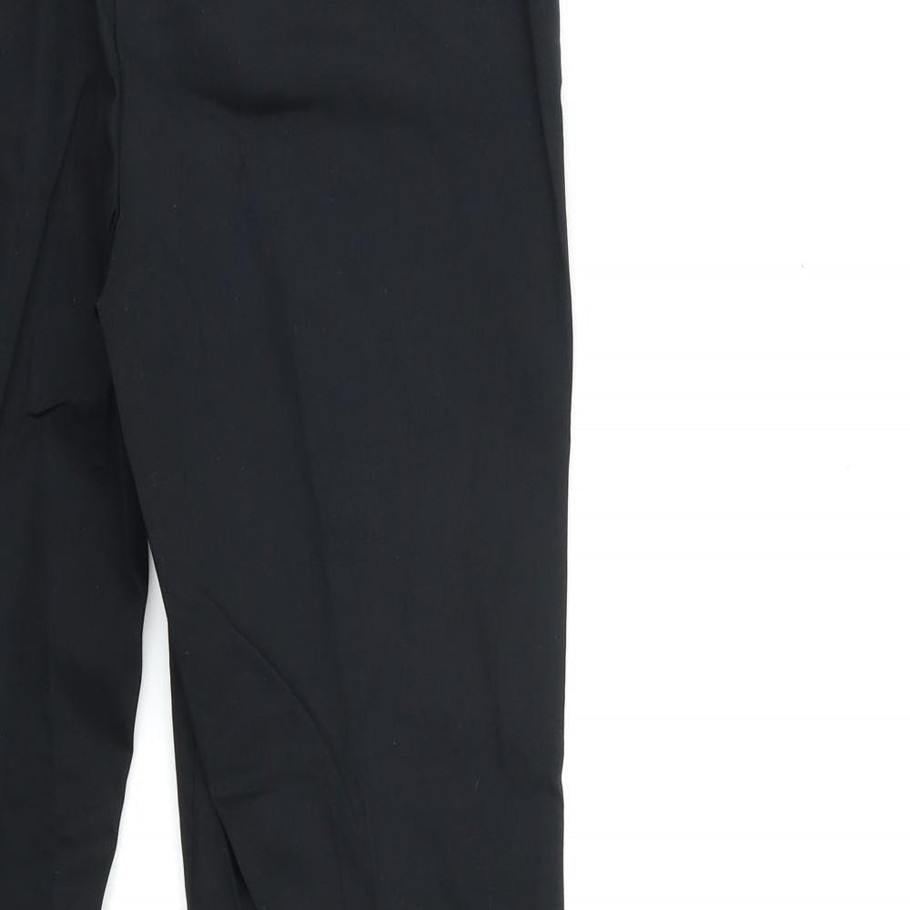 Preworn Womens Black Trousers Size 34 in L27 in