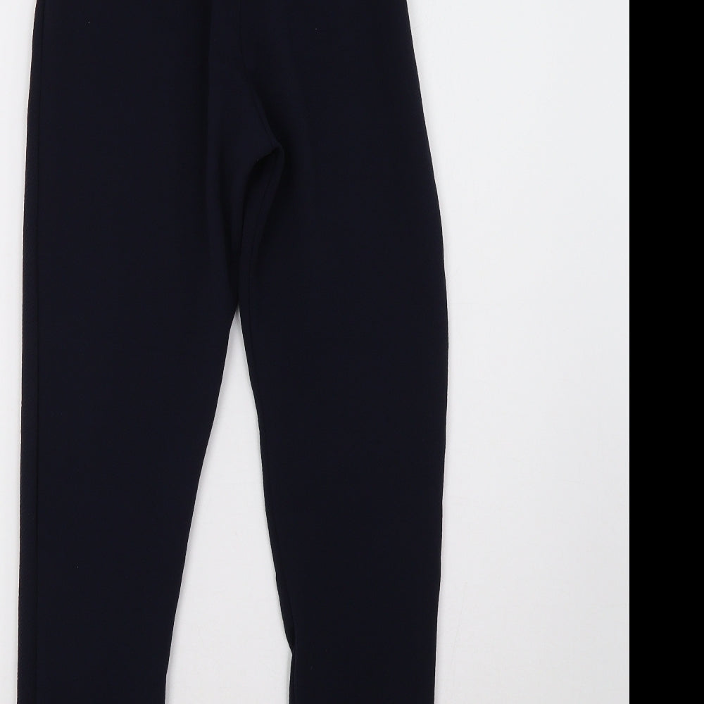 PRETTYLITTLETHING Womens Blue Trousers Size 8 L29 in