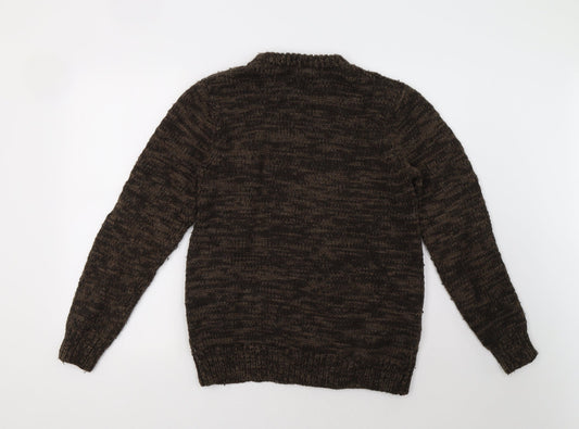 refectory Mens Brown Pullover Sweatshirt Size M