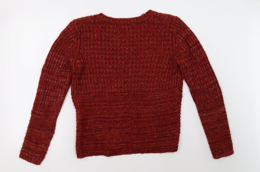 Matalan Womens Red Pullover Sweatshirt Size M