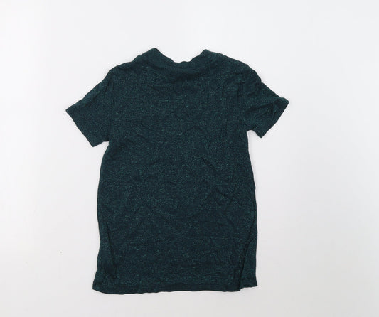 nexzt Girls Green Basic T-Shirt Size 11 Years