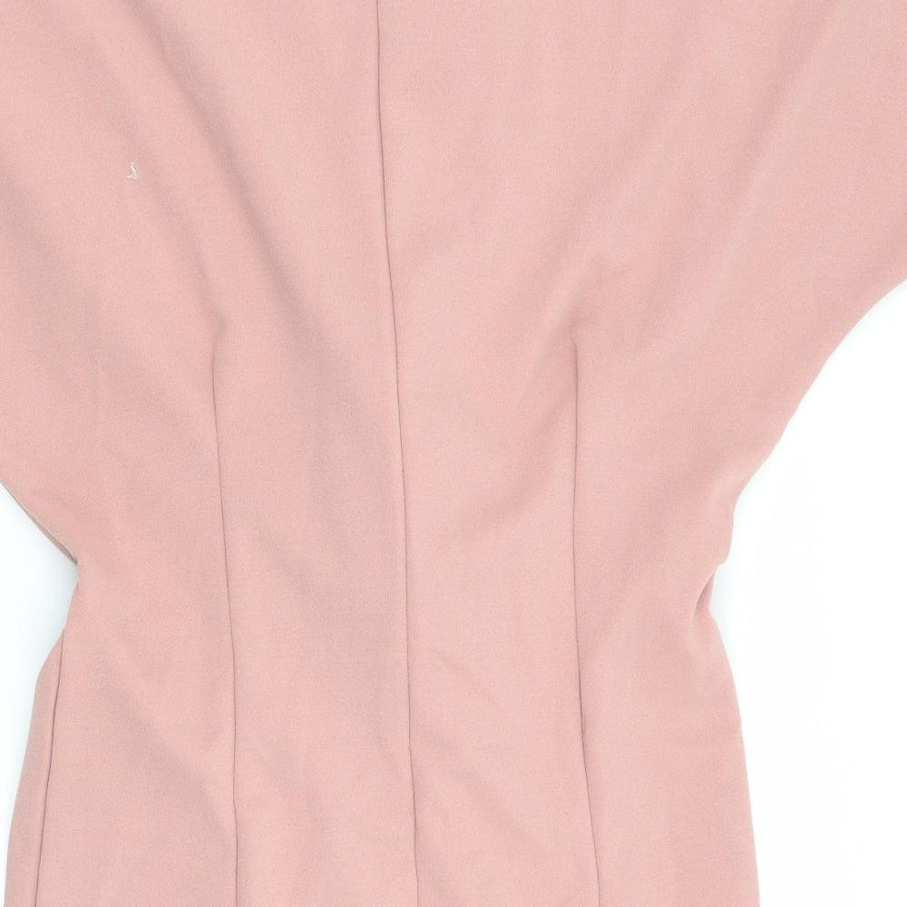 Missguided Womens Pink Fit & Flare Size 6