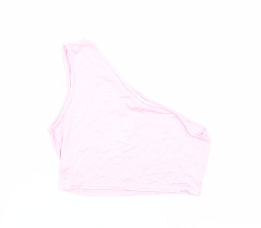 In the Style Womens Pink Basic Tank Size 8 - crop