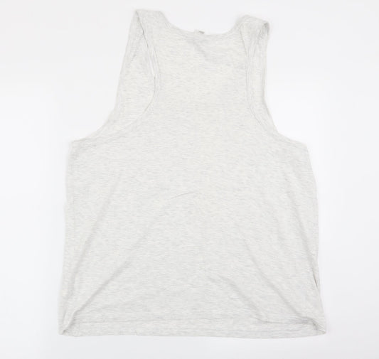 Divided by H&M Womens Grey Basic Tank Size L