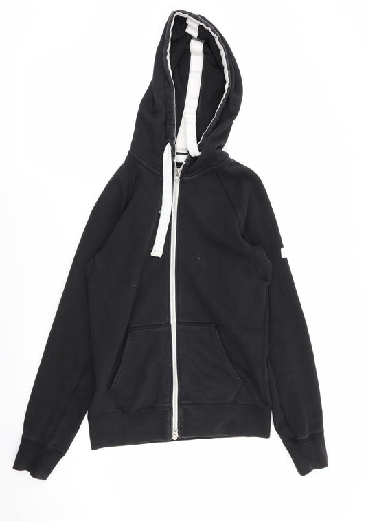 Reebok Mens Black   Full Zip Jumper Size XS