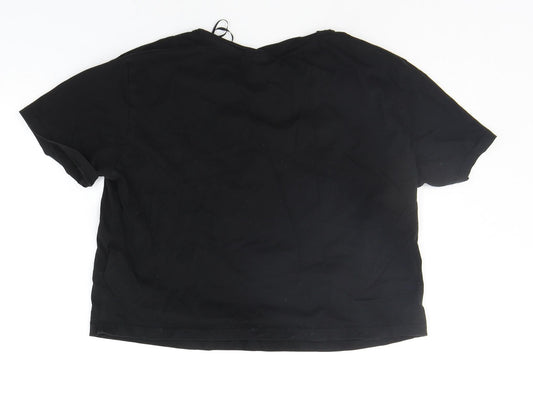 Divided Womens Black Camisole T-Shirt Size S