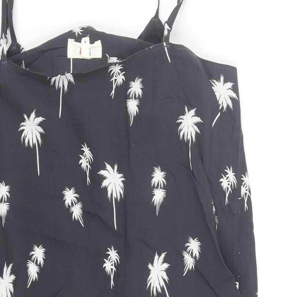 Levis Womens Grey Floral Playsuit One-Piece Size XS