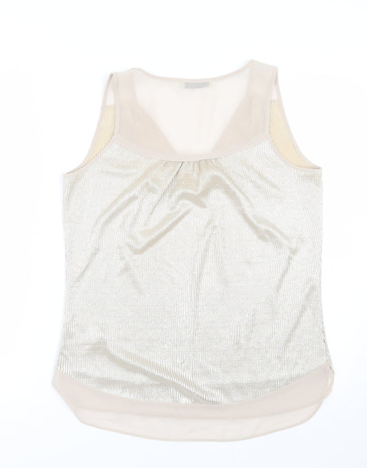 Oasis Womens Gold Basic Tank Size XS