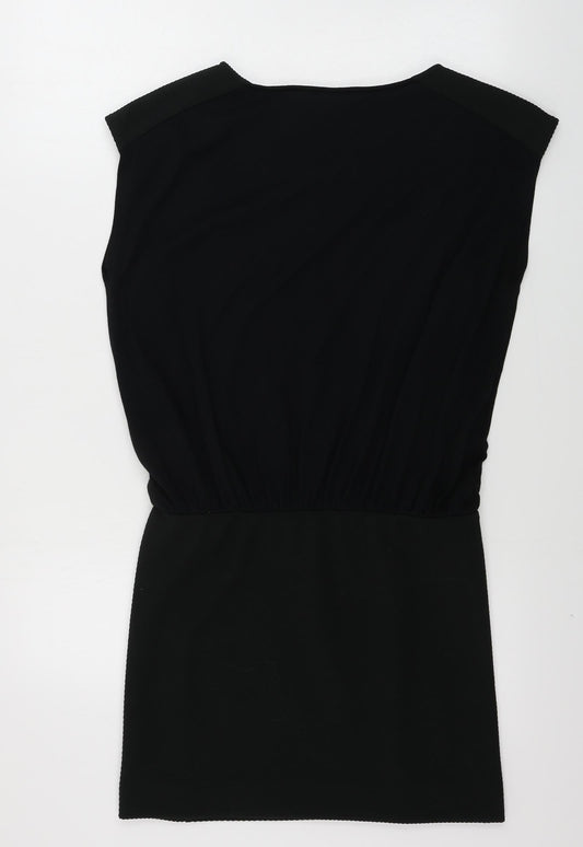 Mango Womens Black Bodycon Size S