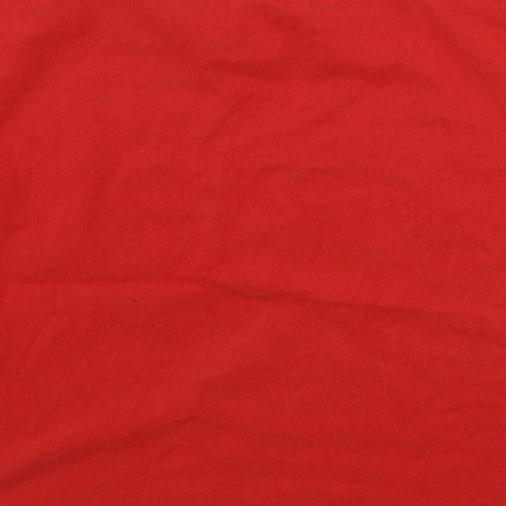 Fruit of the Loom Boys Red Basic T-Shirt Size 7-8 Years