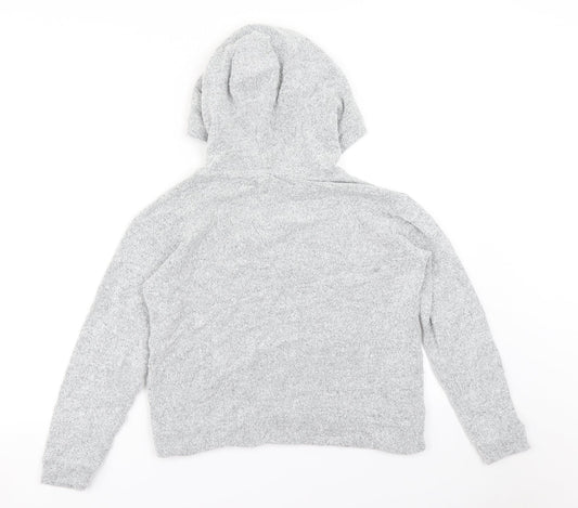 Womens UK 6 Regular Jack Wills Grey Pullover Hoodie