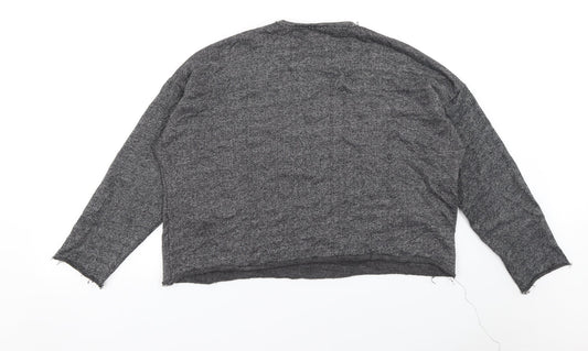 Zara Womens Grey Pullover Jumper Size L