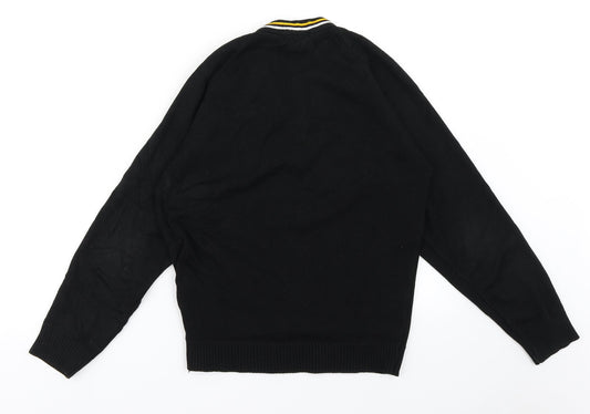 Ego Sports Boys Black Pullover Jumper Size 9-10 Years