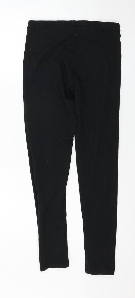 jeff&co Womens Black Jegging Leggings Size 12 L27 in