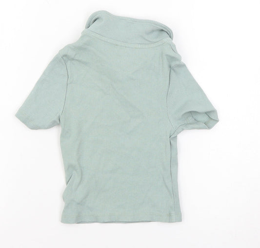 New Look Girls Green Basic T-Shirt Size 10-11 Years