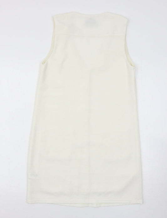 Topshop Womens White Tank Dress Size 6