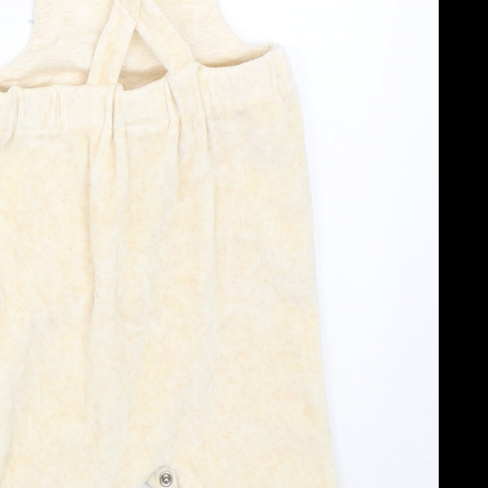 NEXT Boys Beige Dungaree One-Piece Size 3-6 Months