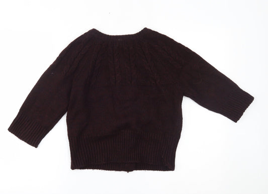 NEXT Womens Purple Cardigan Jumper Size 10