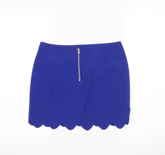 FOREVER 21 Womens Blue Mini Skirt Size S