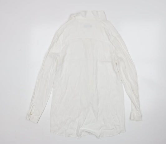 Somerset Womens White Basic Button-Up Size 8