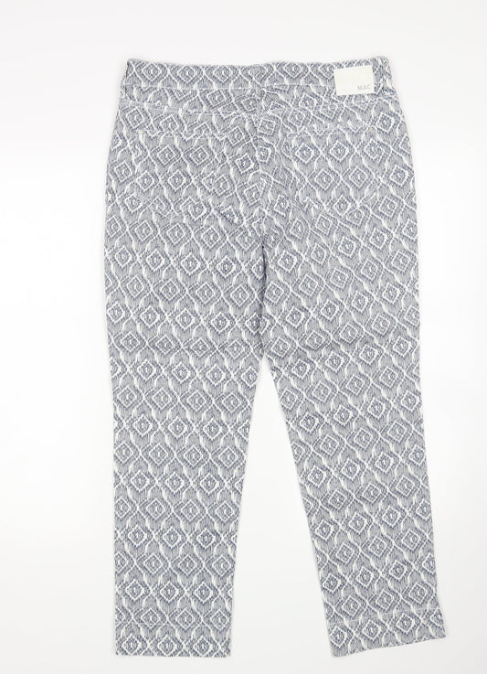 Mac Womens Multicoloured Argyle/Diamond Straight Jeans Size 34 in L26 in