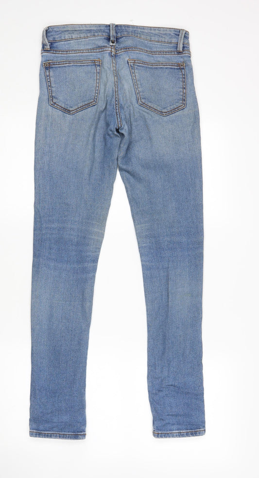 Pippa Womens Blue Skinny Jeans Size 8 L31 in