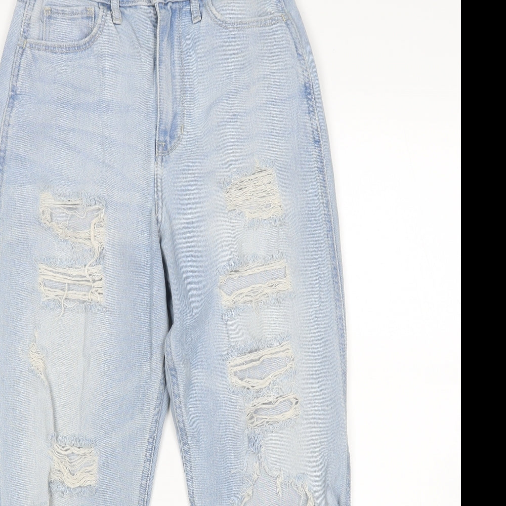 Hollister Womens Blue Mom Jeans Size 25 in L25 in