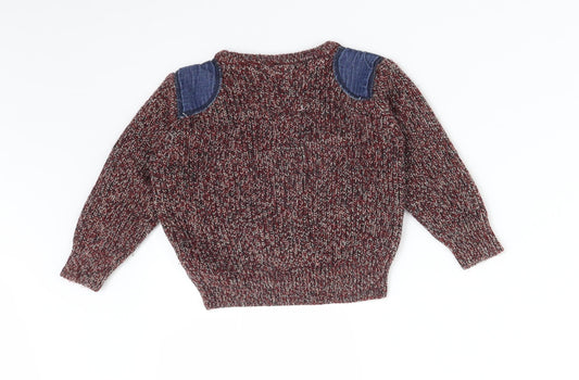 NEW ENGLAND Red Pullover Jumper Size 18-24 Months