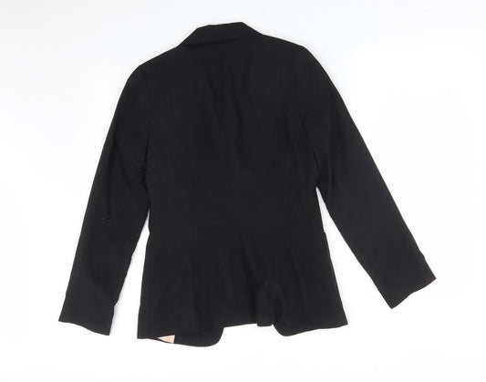 Preworn Womens Black Jacket Blazer Size 10