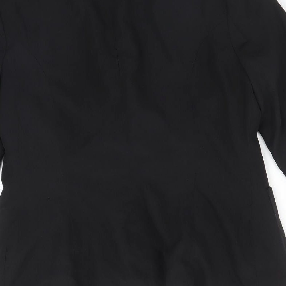Preworn Womens Black Jacket Blazer Size 10