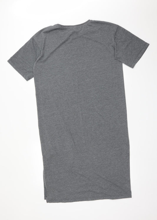 Noisy may Womens Grey T-Shirt Dress Size M