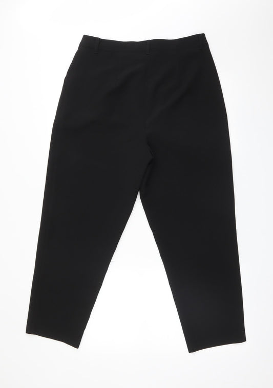 VERO MODA Womens Black Trousers Size M L25 in
