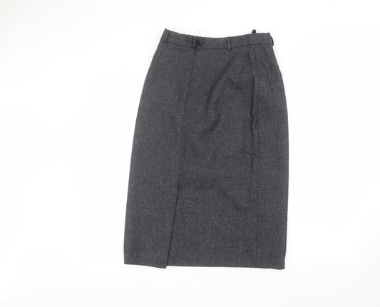 Edinburgh Womens Black A-Line Skirt Size 12