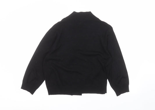 Thesis Womens Black Cardigan Jumper Size L