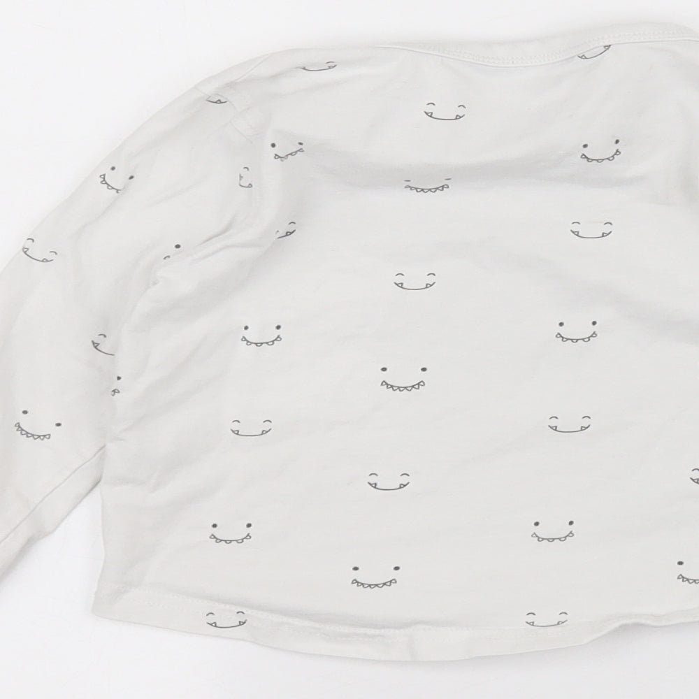 George Boys White Basic T-Shirt Size 2-3 Years