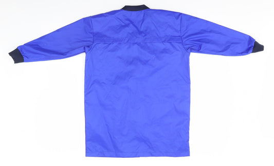 David Luke Boys Blue Rain Coat Coat Size 7-8 Years