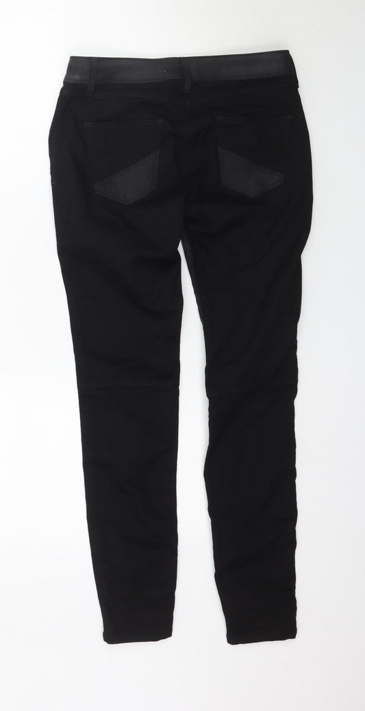 Limited Womens Black Denim Skinny Jeans Size 10 L30 in
