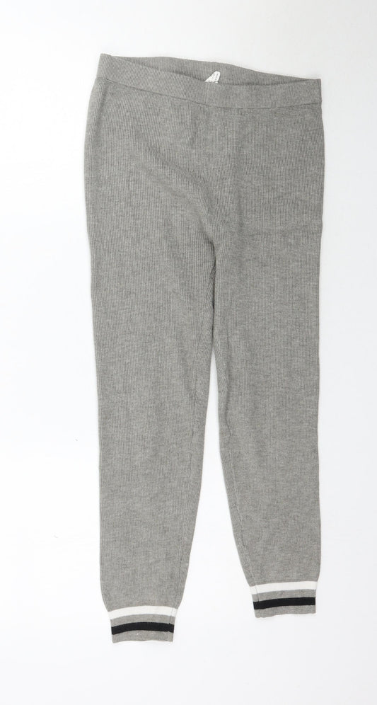 SheIn Girls Grey Knit Jogger Trousers Size 11-12 Years