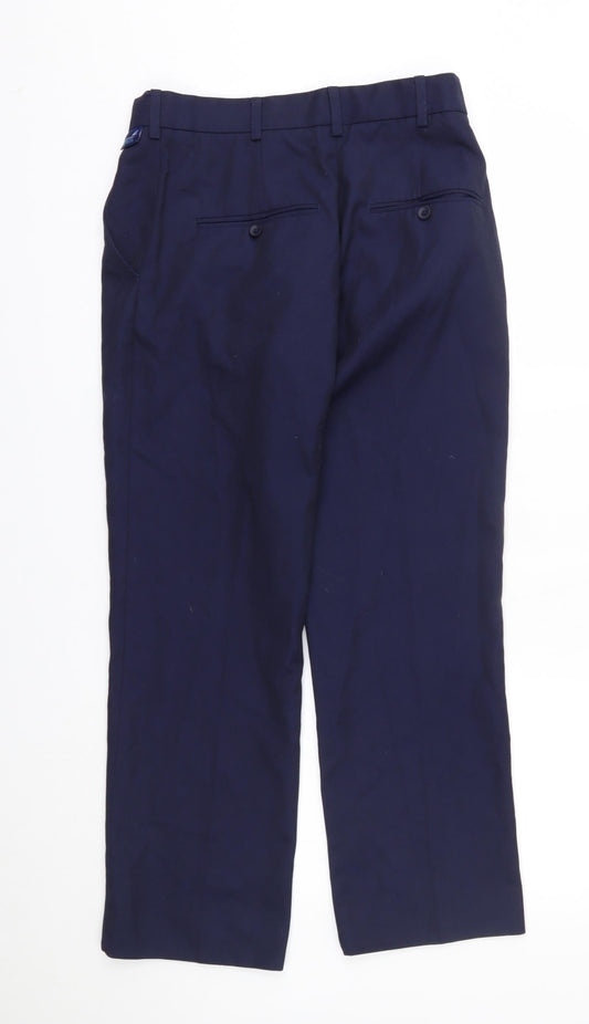Jermyn street Womens Blue Trousers Size 10 L27 in