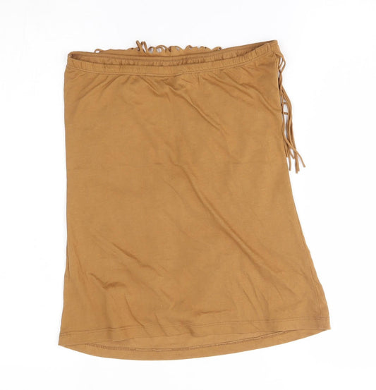 New Look Womens Brown Basic Tank Size 12