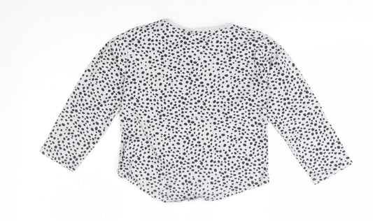 NEXT Boys Grey Animal Print Basic T-Shirt Size 5-6 Years