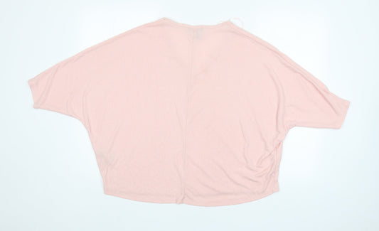New Look Womens Pink Basic Blouse Size M