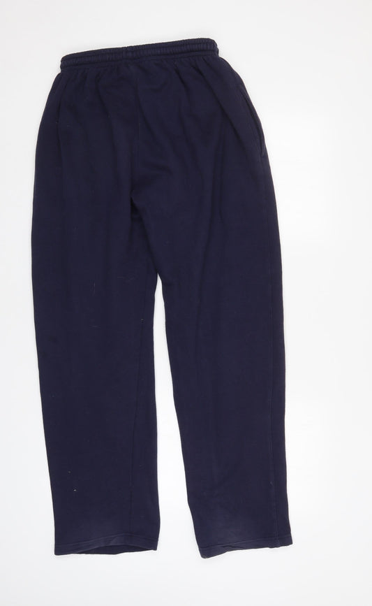 Academy Mens Black Sweatpants Trousers Size M L31 in - Elastic Waist