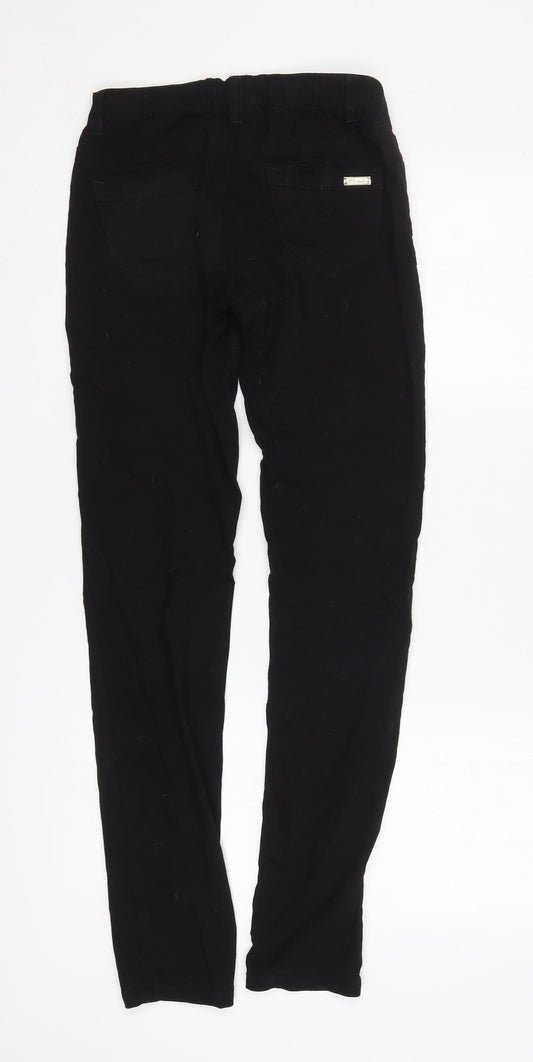 Quiz Womens Black Straight Jeans Size 10 L30 in